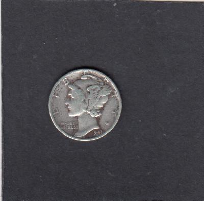 Beschrijving: 1 Dime MERCURY